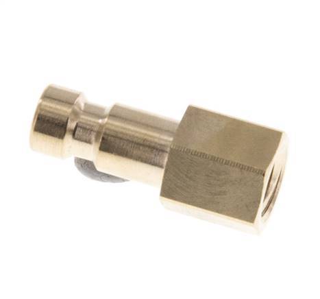 Brass DN 2.7 (Micro) Air Coupling Plug M5 Female [2 Pieces]