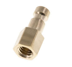 Brass DN 2.7 (Micro) Air Coupling Plug M5 Female [2 Pieces]