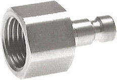 Nickel-plated Brass DN 2.7 (Micro) Air Coupling Plug M5 Female [2 Pieces]