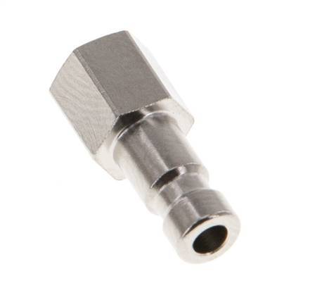 Nickel-plated Brass DN 2.7 (Micro) Air Coupling Plug M5 Female [2 Pieces]