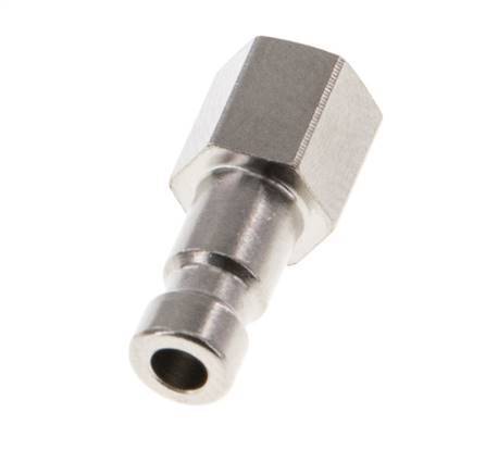 Nickel-plated Brass DN 2.7 (Micro) Air Coupling Plug M5 Female [2 Pieces]