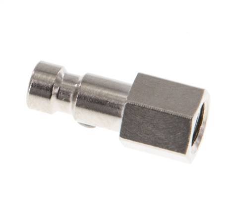 Nickel-plated Brass DN 2.7 (Micro) Air Coupling Plug M5 Female [2 Pieces]
