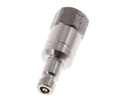 Stainless Steel 316L DN 2.7 (Micro) Air Coupling Plug M5 Female Double Shut-Off