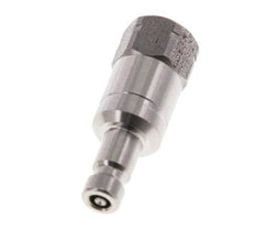 Stainless Steel 316L DN 2.7 (Micro) Air Coupling Plug G 1/8 inch Female Double Shut-Off