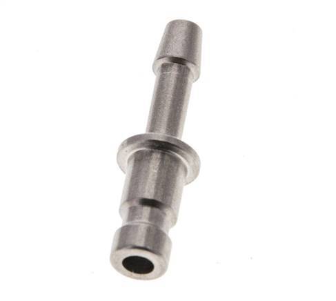 Stainless steel DN 2.7 (Micro) Air Coupling Plug 3 mm Hose Pillar