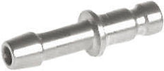 Stainless steel DN 2.7 (Micro) Air Coupling Plug 3 mm Hose Pillar Double Shut-Off