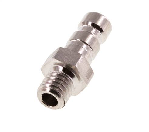 Stainless Steel 316L DN 2.7 (Micro) Air Coupling Plug M5 Male