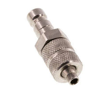 Stainless Steel 316L DN 2.7 (Micro) Air Coupling Plug 3x4.3 mm Union Nut