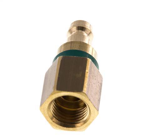 Brass DN 5 Green Air Coupling Plug G 1/4 inch Female