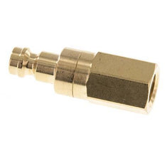 Brass DN 5 Air Coupling Plug G 1/8 inch Female Double Shut-Off