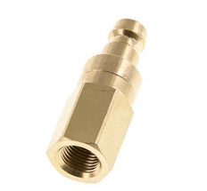 Brass DN 5 Air Coupling Plug G 1/8 inch Female Double Shut-Off