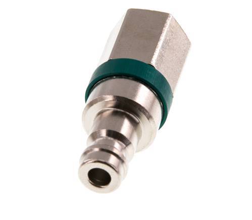 Nickel-plated Brass DN 5 Green Air Coupling Plug G 1/8 inch Female