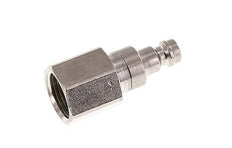 Nickel-plated Brass DN 5 Air Coupling Plug G 3/8 inch Female Double Shut-Off