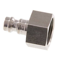 Stainless steel DN 5 Red Air Coupling Plug G 3/8 inch Female Double Shut-Off