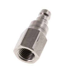 Stainless steel DN 5 Air Coupling Plug G 1/4 inch Female Double Shut-Off