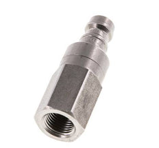 Stainless steel DN 5 Air Coupling Plug G 1/8 inch Female Double Shut-Off