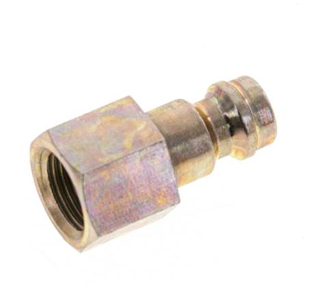 Hardened steel DN 5 Air Coupling Plug G 1/8 inch Female