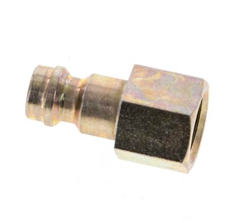 Hardened steel DN 5 Air Coupling Plug G 1/8 inch Female