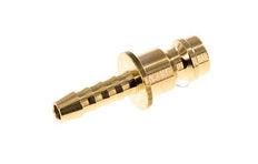 Brass DN 5 Air Coupling Plug 4 mm Hose Pillar [10 Pieces]