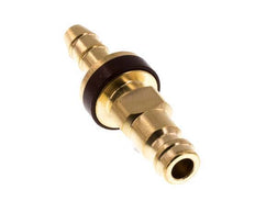 Brass DN 5 Brown-Coded Air Coupling Plug 6 mm Hose Pillar