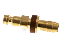 Brass DN 5 Brown-Coded Air Coupling Plug 9 mm Hose Pillar