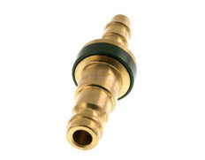 Brass DN 5 Green-Coded Air Coupling Plug 6 mm Hose Pillar