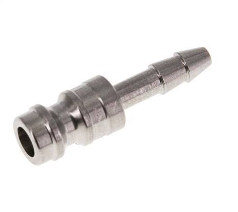 Stainless steel DN 5 Air Coupling Plug 4 mm Hose Pillar
