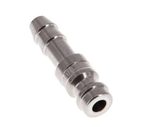 Stainless steel DN 5 Air Coupling Plug 6 mm Hose Pillar