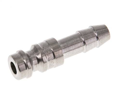 Stainless steel DN 5 Air Coupling Plug 6 mm Hose Pillar