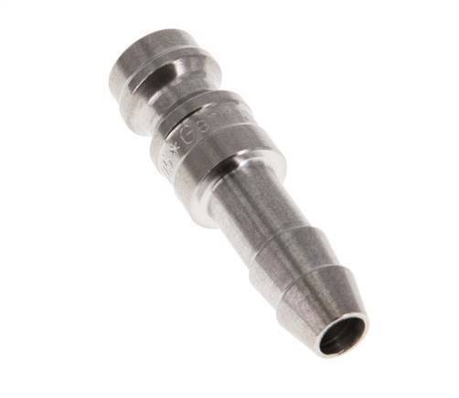 Stainless steel DN 5 Air Coupling Plug 6 mm Hose Pillar