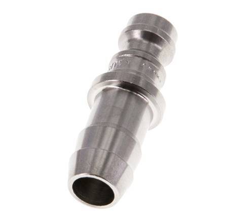 Stainless steel DN 5 Air Coupling Plug 9 mm Hose Pillar