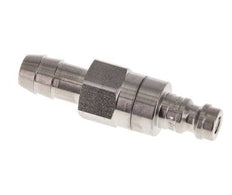 Stainless steel DN 5 Air Coupling Plug 9 mm Hose Pillar Double Shut-Off