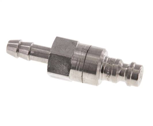 Stainless Steel 316L DN 5 Air Coupling Plug 4 mm Hose Pillar
