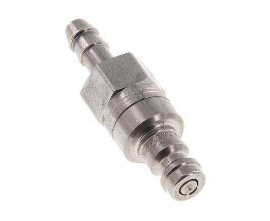 Stainless Steel 316L DN 5 Air Coupling Plug 4 mm Hose Pillar