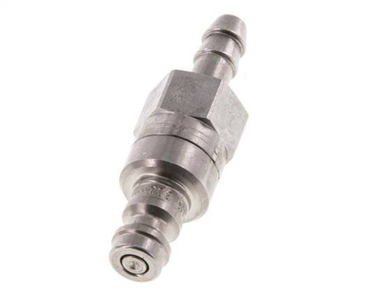 Stainless Steel 316L DN 5 Air Coupling Plug 4 mm Hose Pillar
