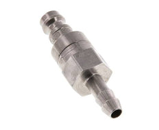 Stainless Steel 316L DN 5 Air Coupling Plug 4 mm Hose Pillar
