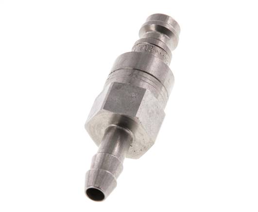 Stainless Steel 316L DN 5 Air Coupling Plug 4 mm Hose Pillar