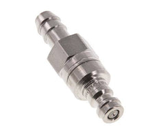 Stainless Steel 316L DN 5 Air Coupling Plug 8 mm Hose Pillar Double Shut-Off