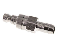 Stainless Steel 316L DN 5 Air Coupling Plug 9 mm Hose Pillar Double Shut-Off