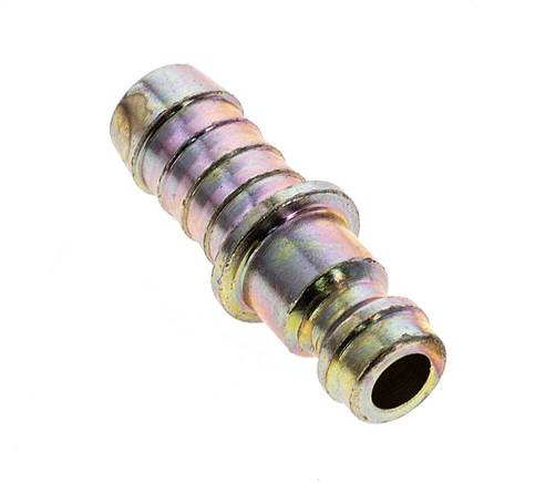 Hardened steel DN 5 Air Coupling Plug 8 mm Hose Pillar