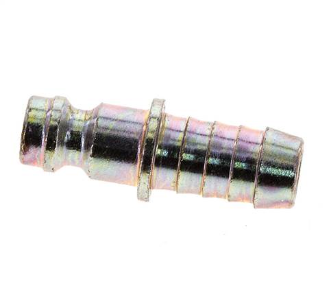 Hardened steel DN 5 Air Coupling Plug 8 mm Hose Pillar