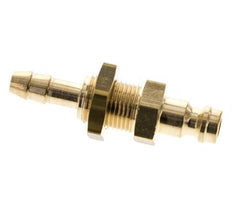 Brass DN 5 Air Coupling Plug 6 mm Hose Pillar Bulkhead