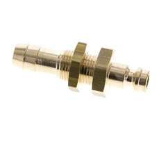 Brass DN 5 Air Coupling Plug 9 mm Hose Pillar Bulkhead