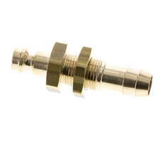 Brass DN 5 Air Coupling Plug 9 mm Hose Pillar Bulkhead