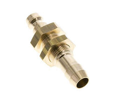 Brass DN 5 Air Coupling Plug 9 mm Hose Pillar Bulkhead