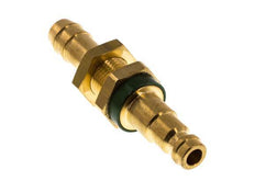 Brass DN 5 Green-Coded Air Coupling Plug 9 mm Hose Pillar Bulkhead