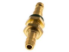 Brass DN 5 Green-Coded Air Coupling Plug 9 mm Hose Pillar Bulkhead