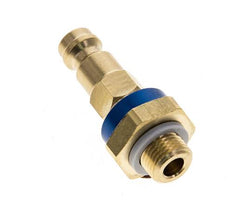 Brass DN 5 Blue-Coded Air Coupling Plug G 1/8 inch Male