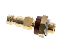 Brass DN 5 Brown-Coded Air Coupling Plug G 1/8 inch Male