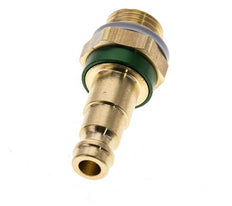 Brass DN 5 Green-Coded Air Coupling Plug G 1/4 inch Male
